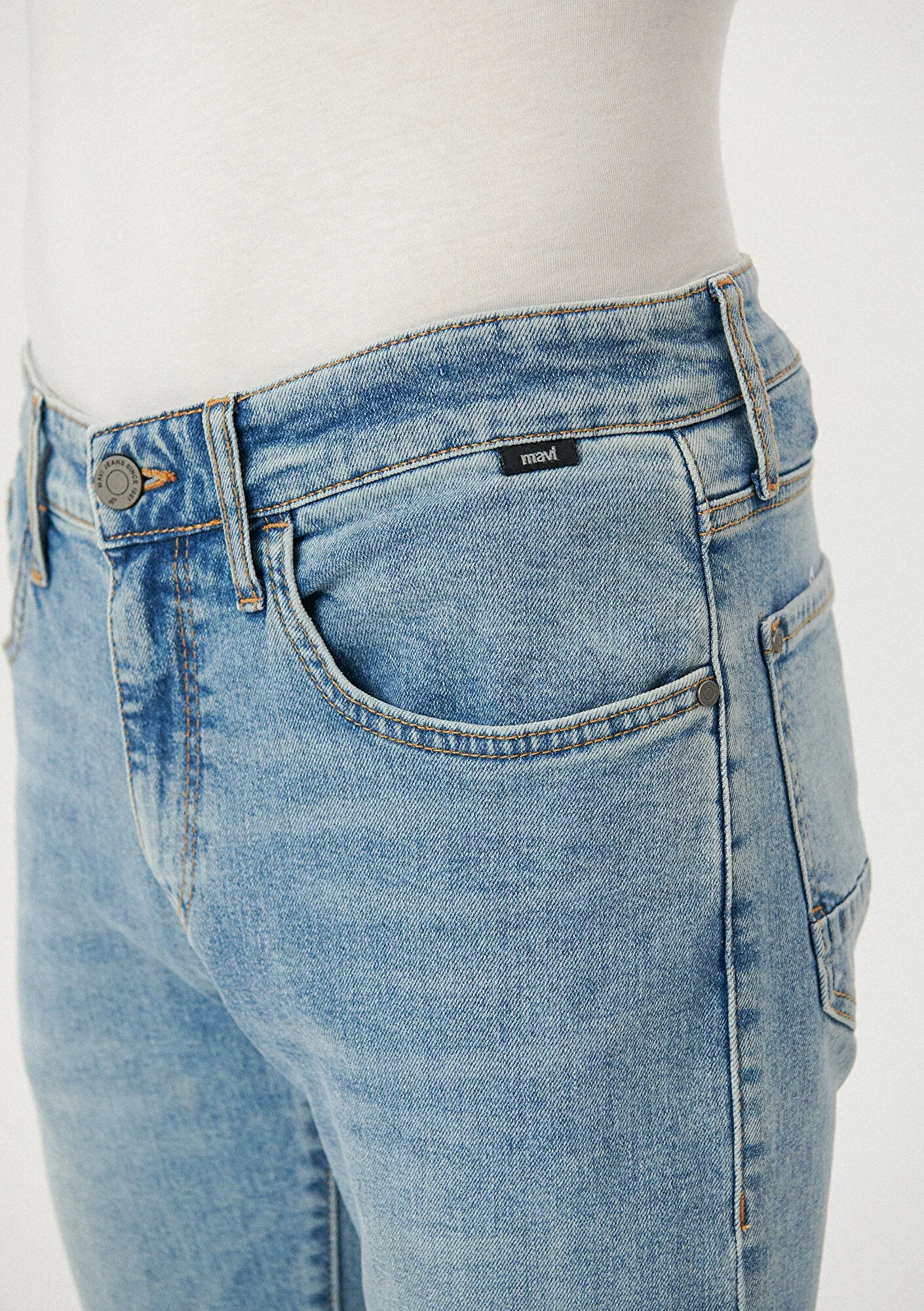 James Shaded Blue Jean Pants