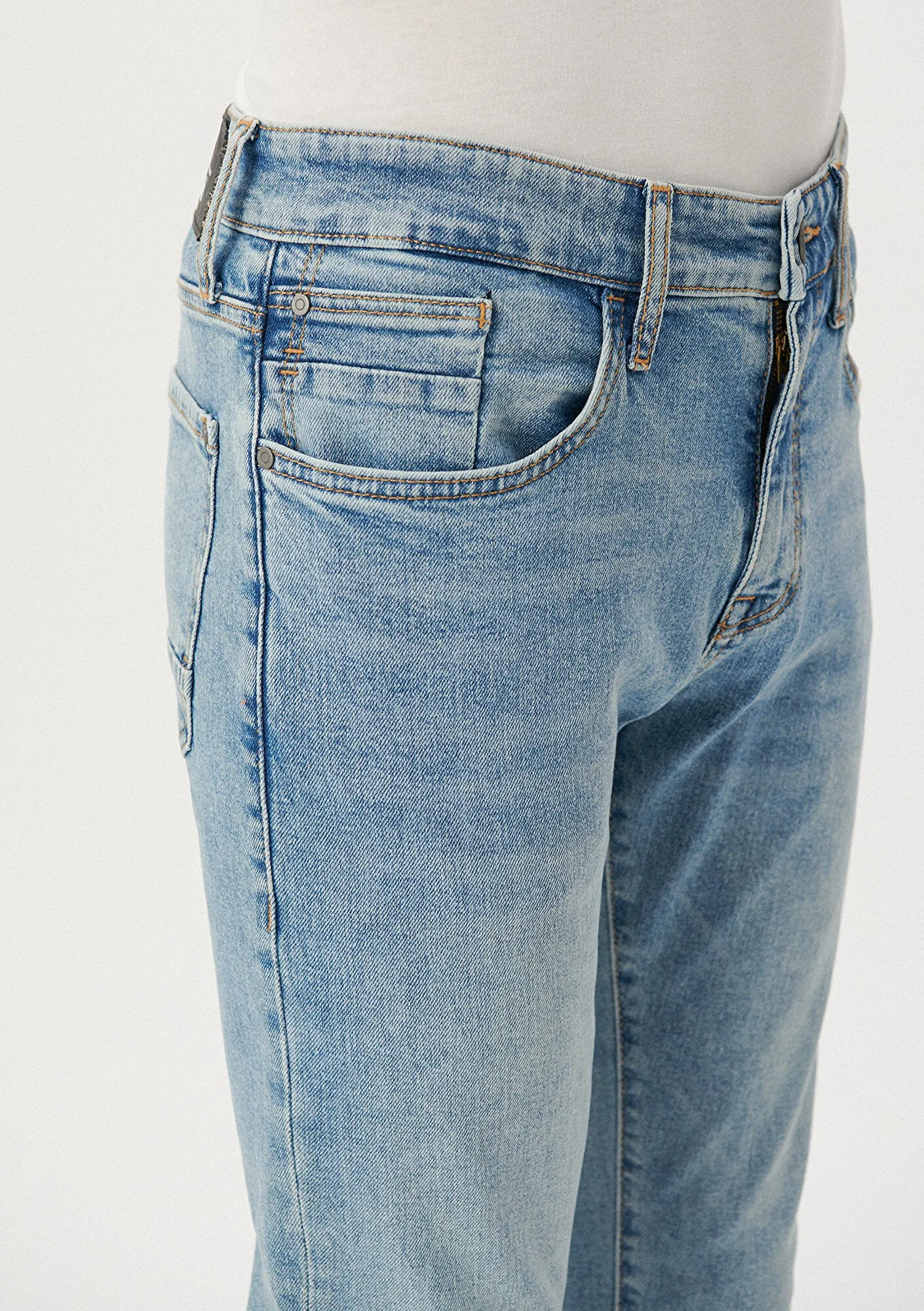 James Shaded Blue Jean Pants