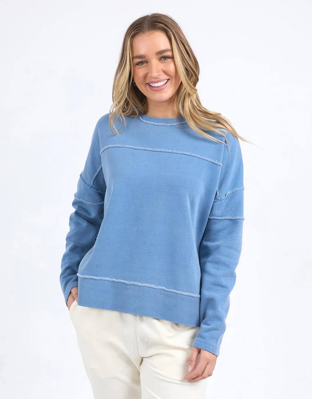 Jayne Throw On Fleece - Coronet Blue