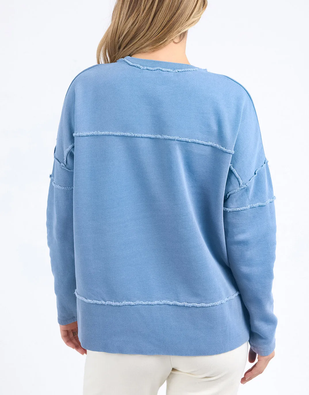 Jayne Throw On Fleece - Coronet Blue