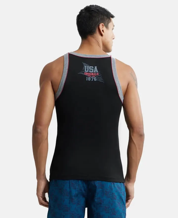 Jockey Black USA Originals Vest #US54