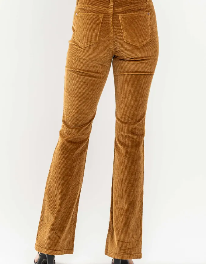 Judy Blue Mid Rise Bootcut Corduroy Pants