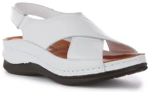 Justinreess England Yuna Sandal In White | Secret Sale
