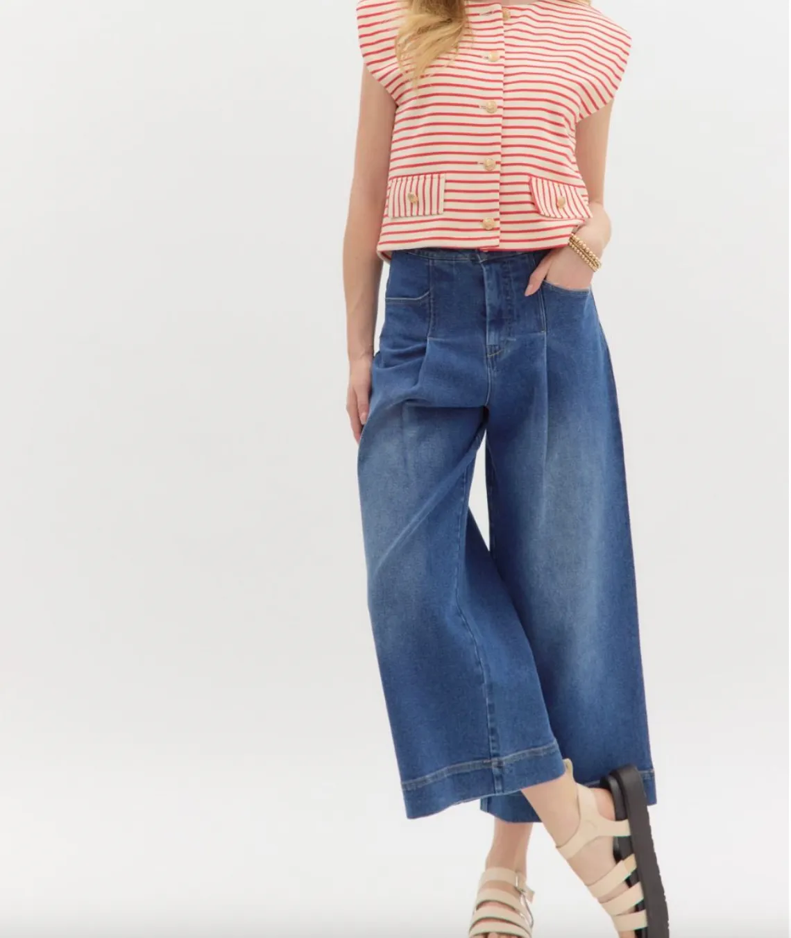 Kacey Pleated Wide Leg