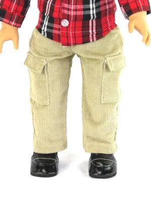 Kaki Corduroy Pants