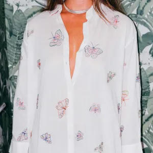 Karma On The Rocks Gifu Cotton Shirt Dress