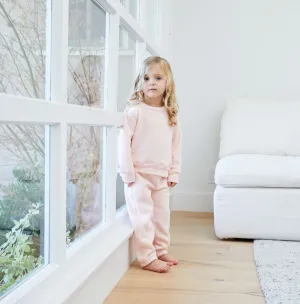 Kids Eco-Fleece Sweatshirt and Sweatpant Loungewear Set