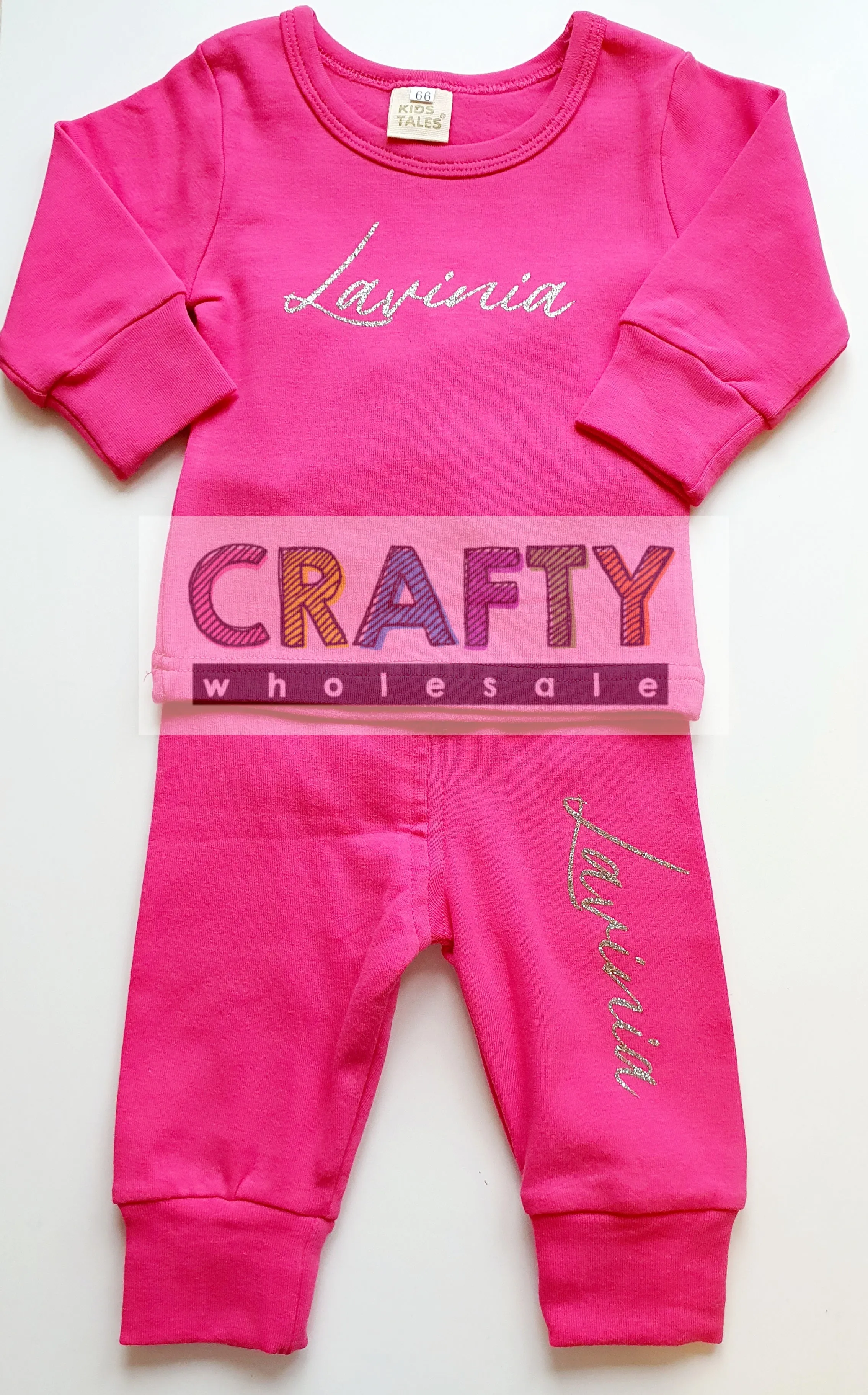 Kids Tales Loungeset - Hot Pink