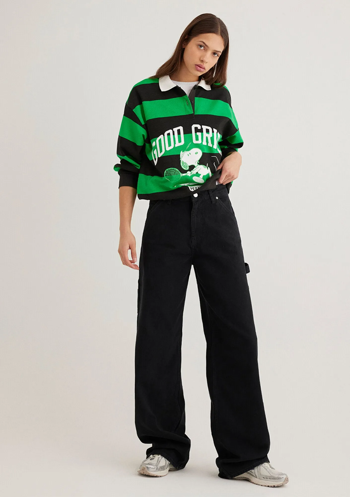Kimberly Dark Smoke 90s Jean Pants