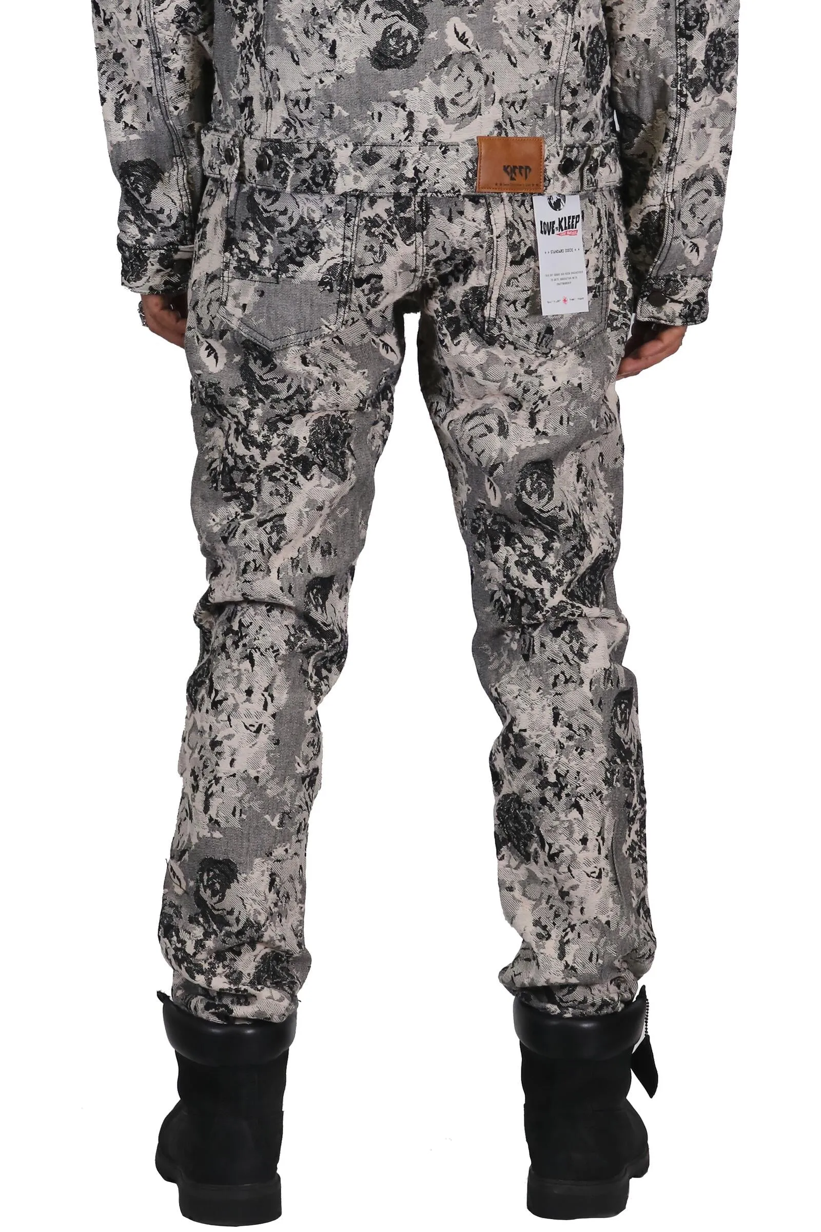 KLP-KP4470-Premium Heavy Print Denim Pants