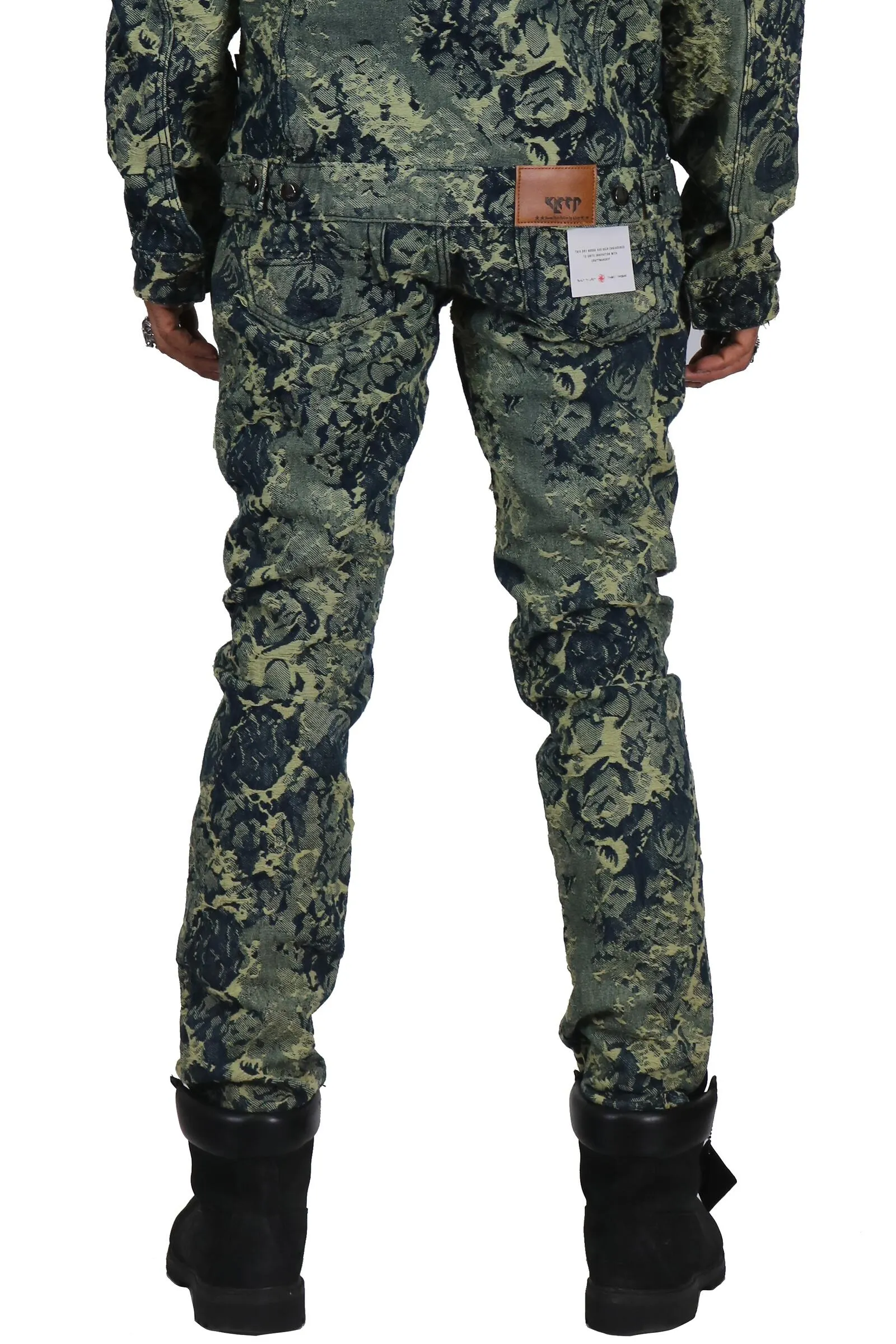 KLP-KP4470-Premium Heavy Print Denim Pants