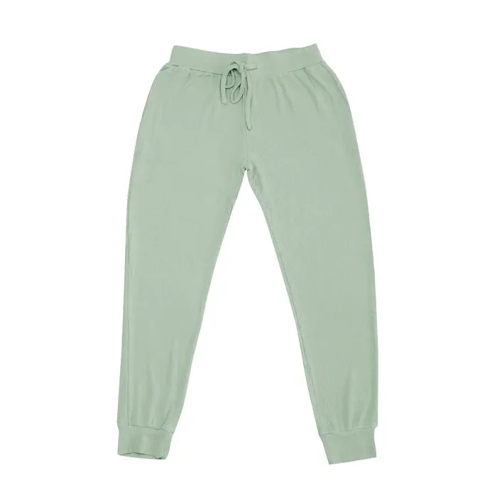 Kyte Baby Women's Ribbed Jogger Pant (Thyme)
