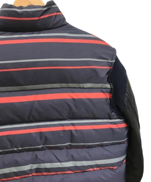 [L] Undercover Leather Sleeve Puffer Down Jacket
