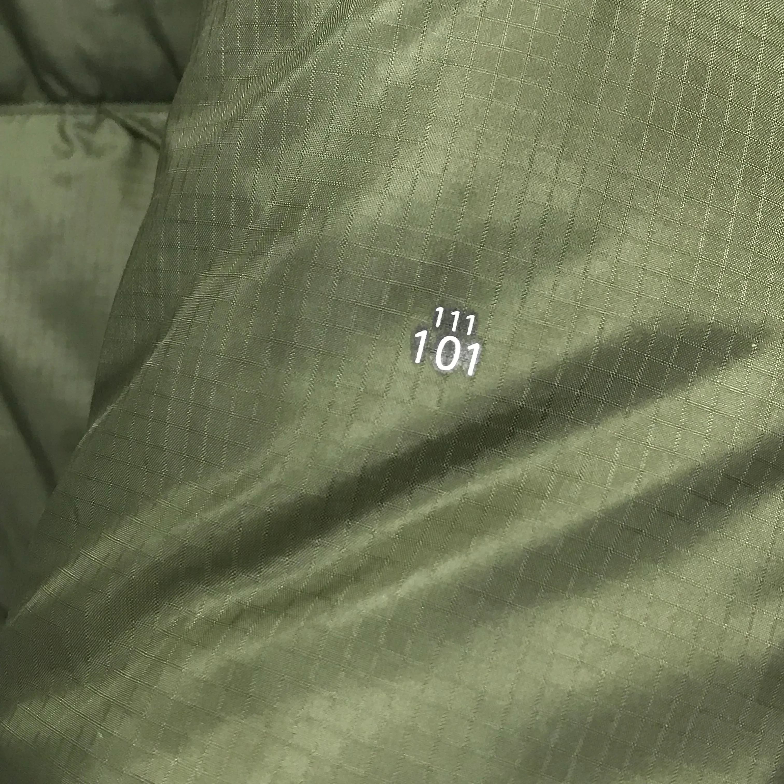 [L] WTaps 4-Way Ripstop Nylon Down Puffer Jacket / Vest Olive
