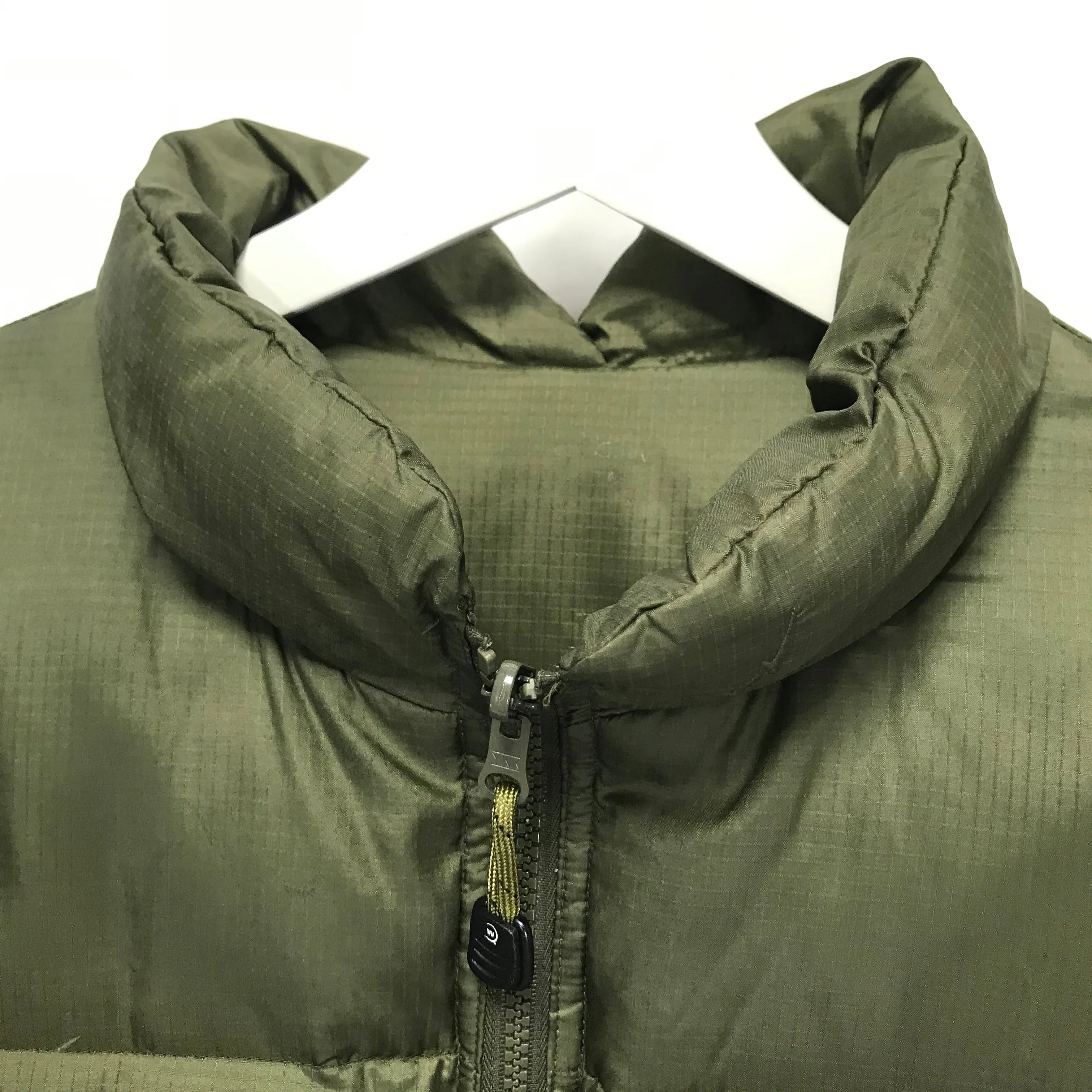 [L] WTaps 4-Way Ripstop Nylon Down Puffer Jacket / Vest Olive