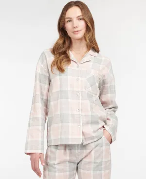 LADIES BARBOUR ELLERY PJ SET - PINK TARTAN