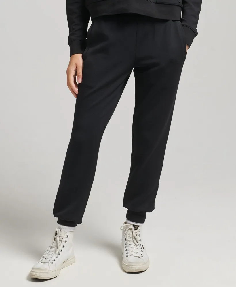Ladies Superdry Studios Modal Soft Jogger - Black