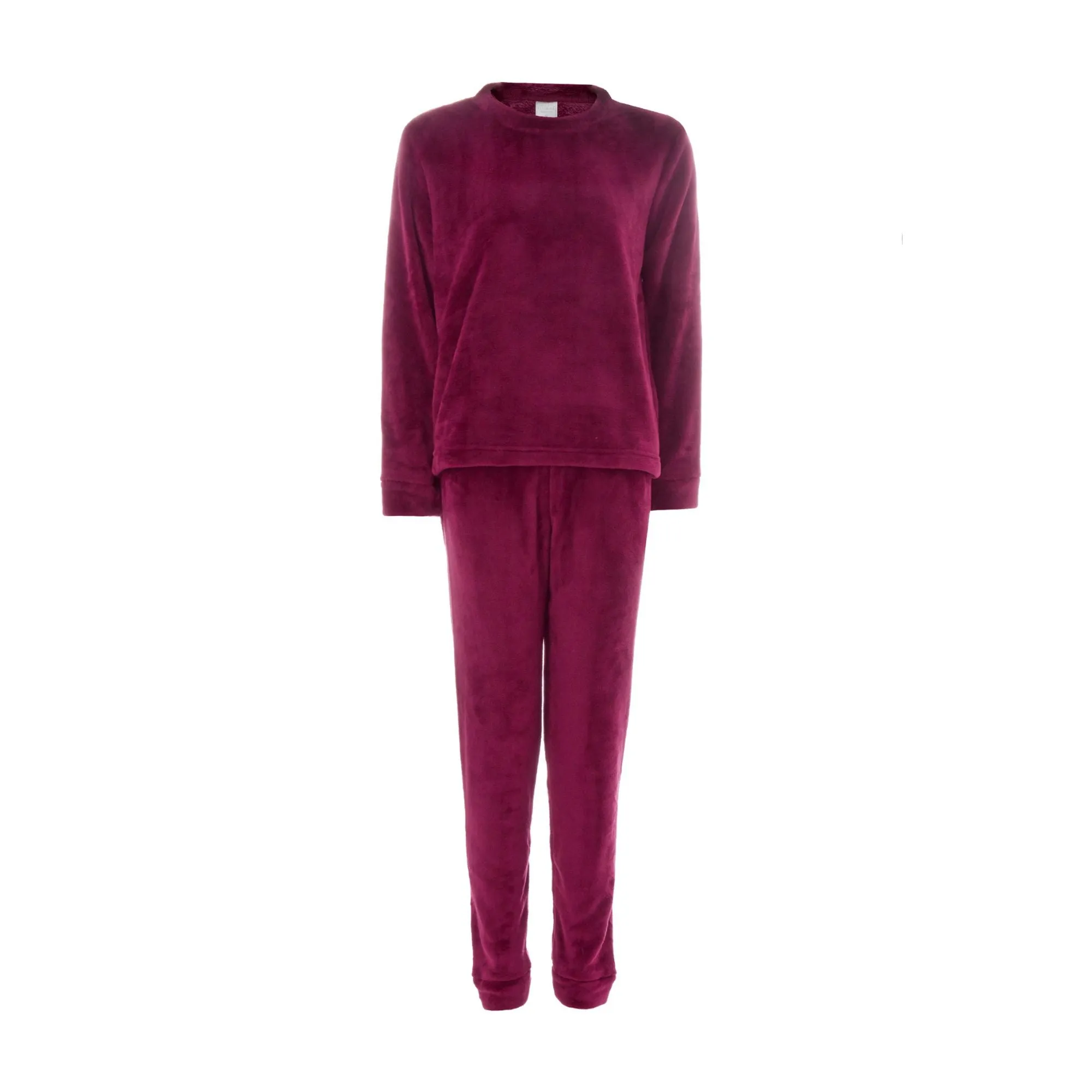 Ladies Warm Fleece Pyjama Sets with Long Sleeves | Loungewear Tops & Bottoms