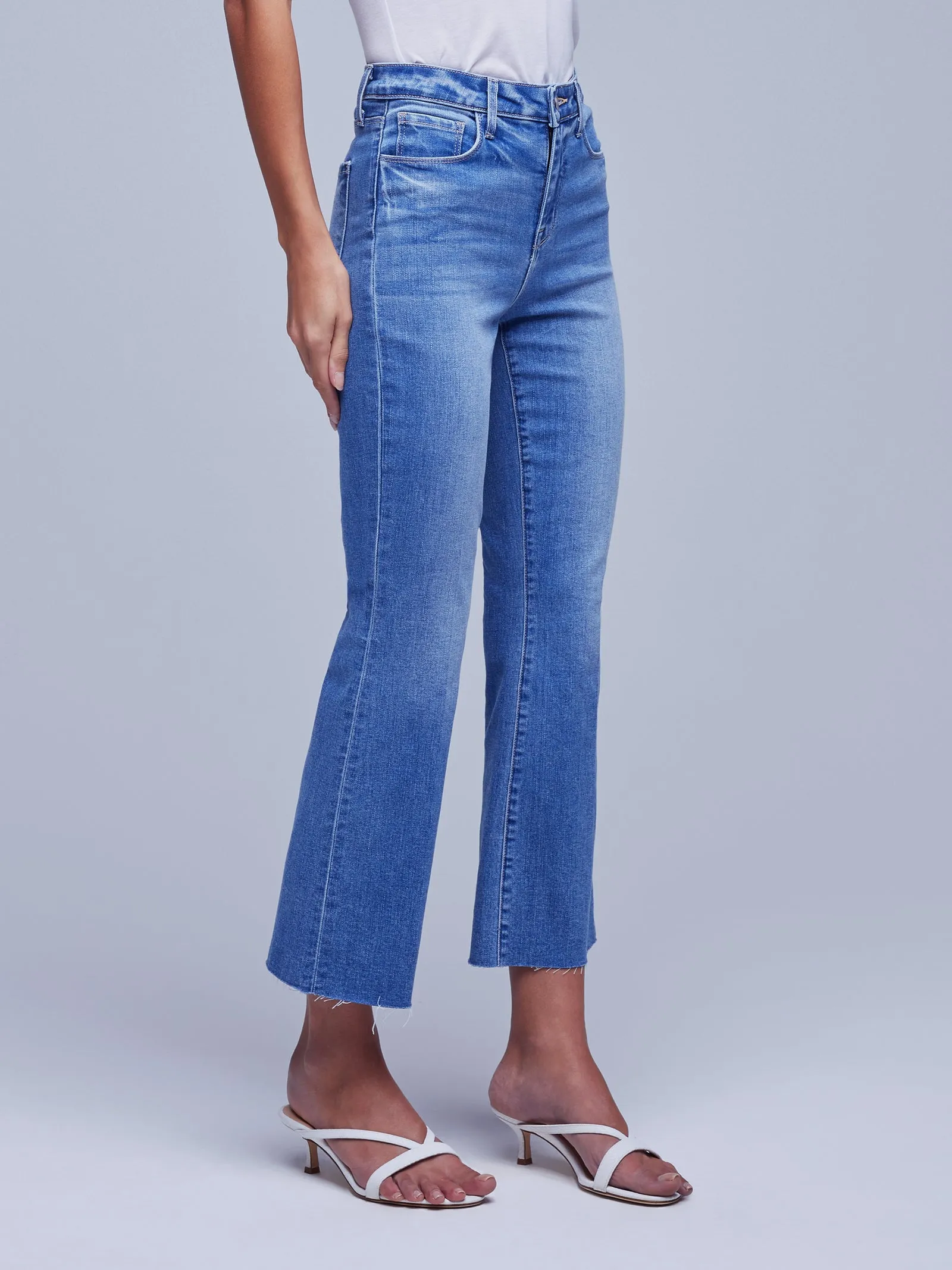 Lagence Kendra High Rise Crop Flare