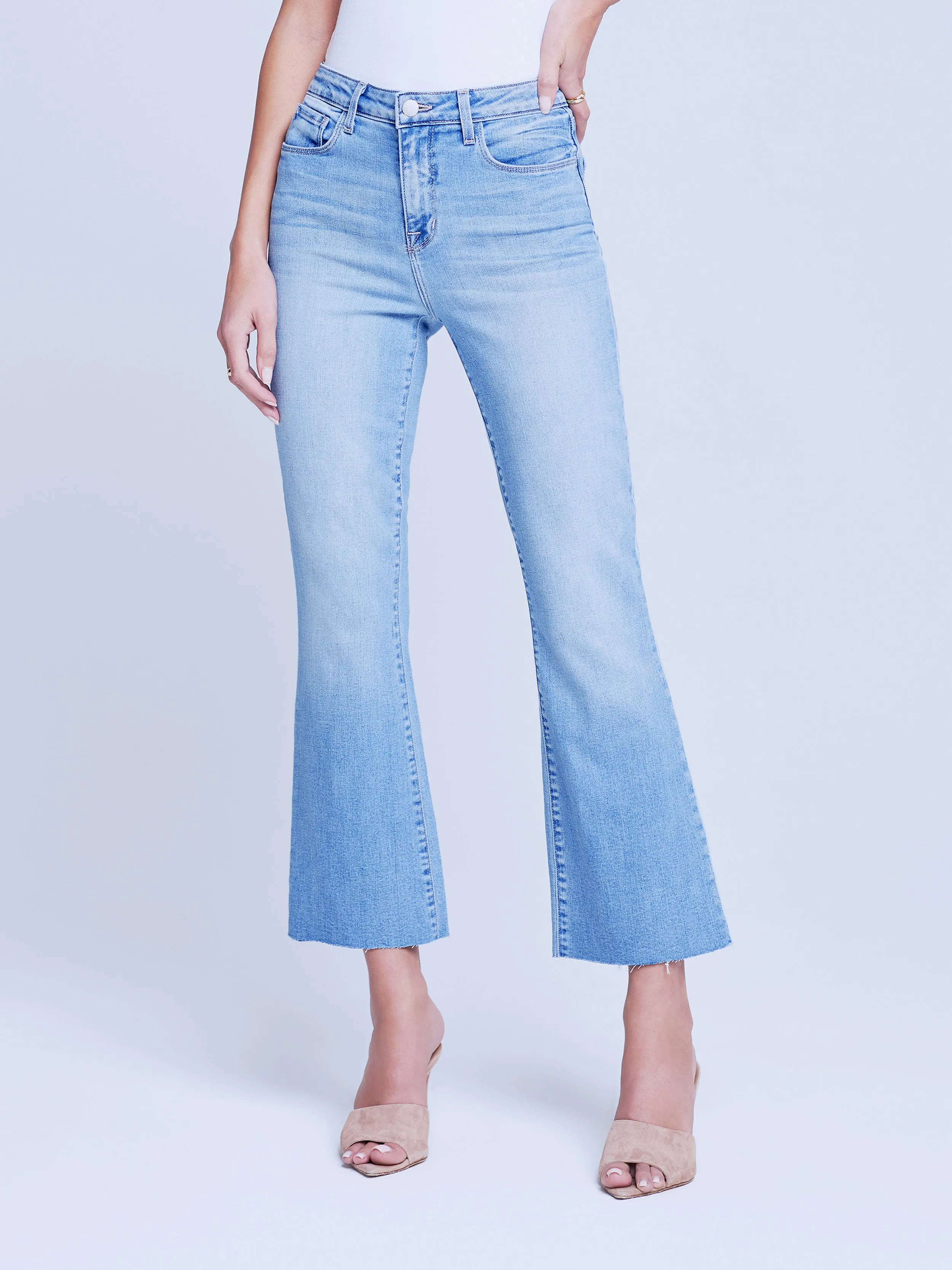 Lagence Kendra High Rise Crop Flare