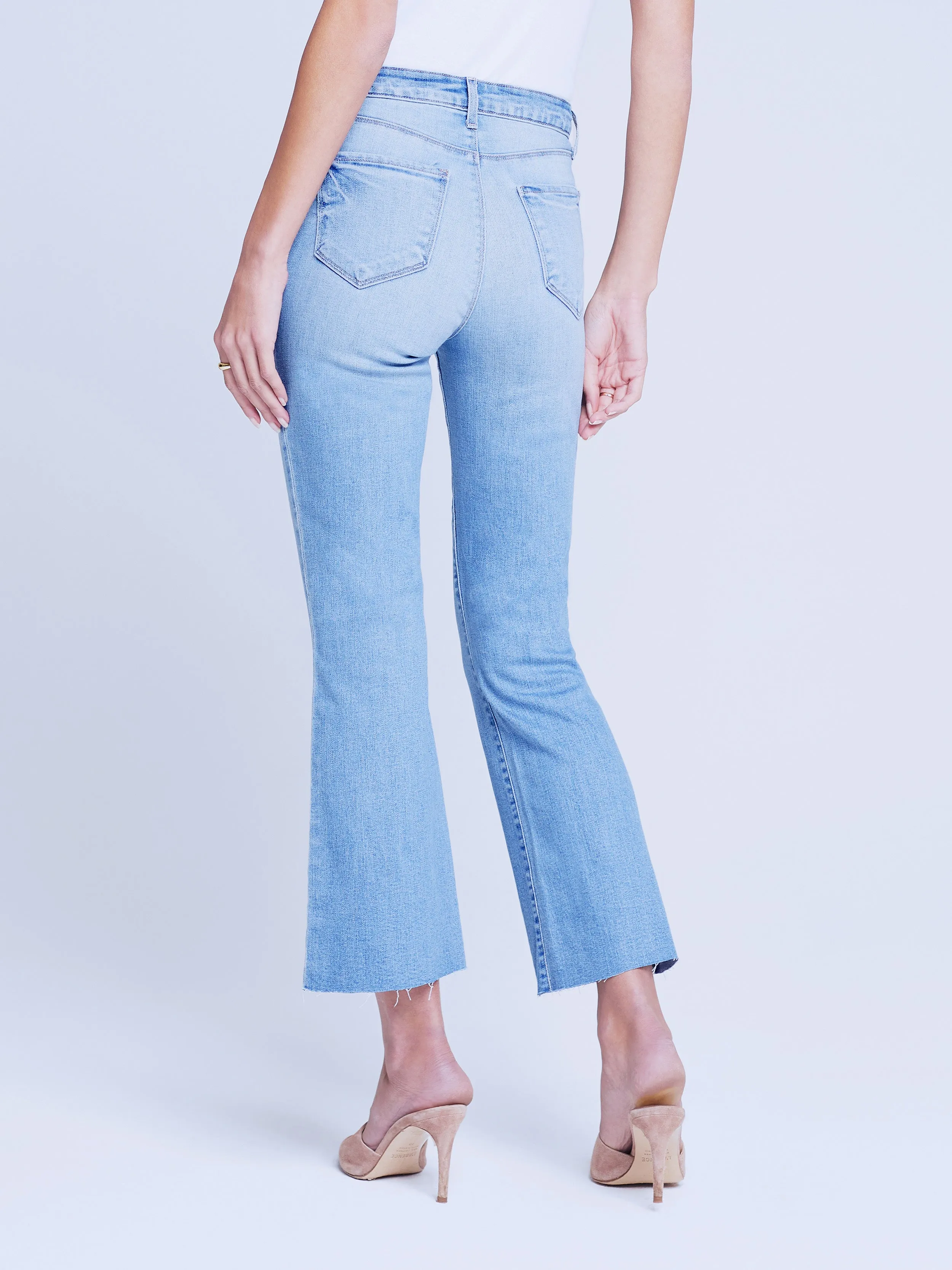 Lagence Kendra High Rise Crop Flare