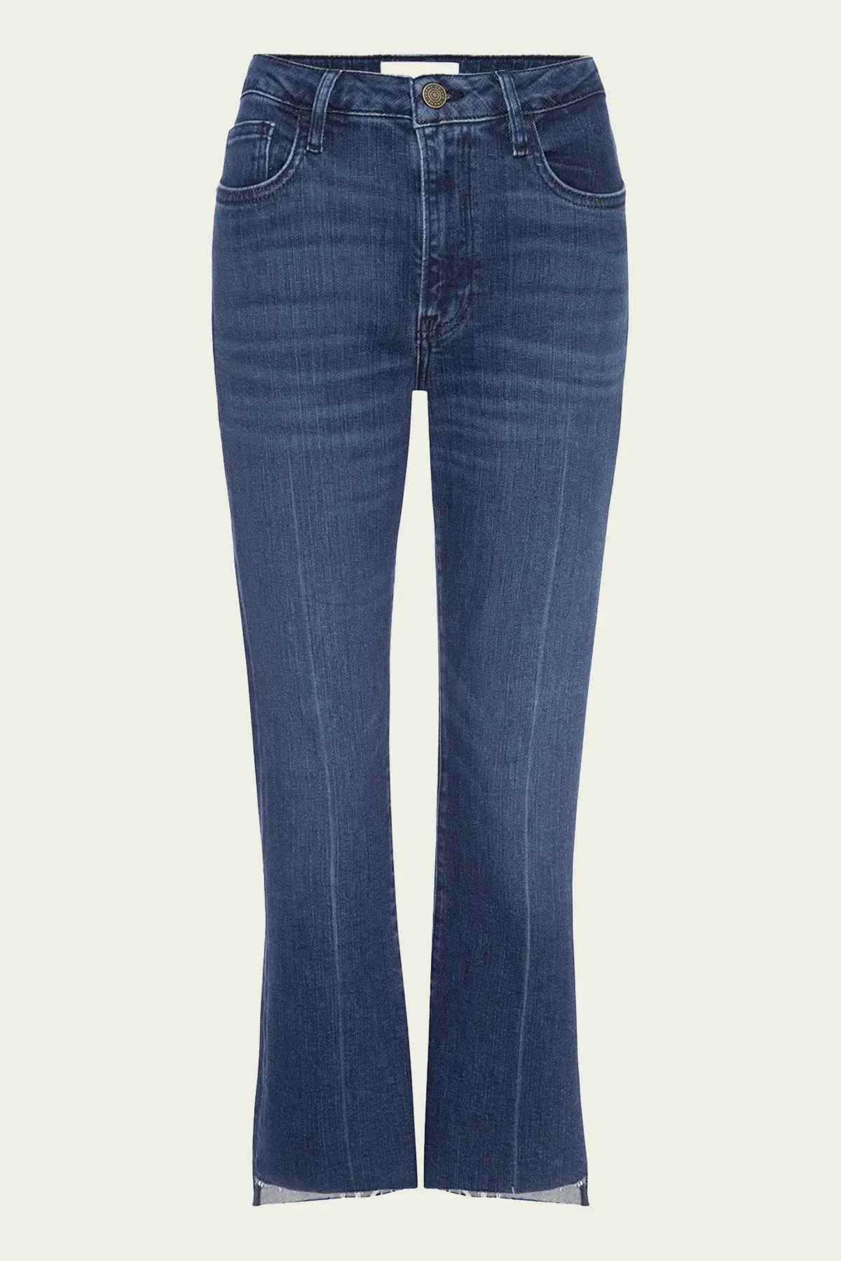 Le Crop Mini Boot Cascade in Calvin