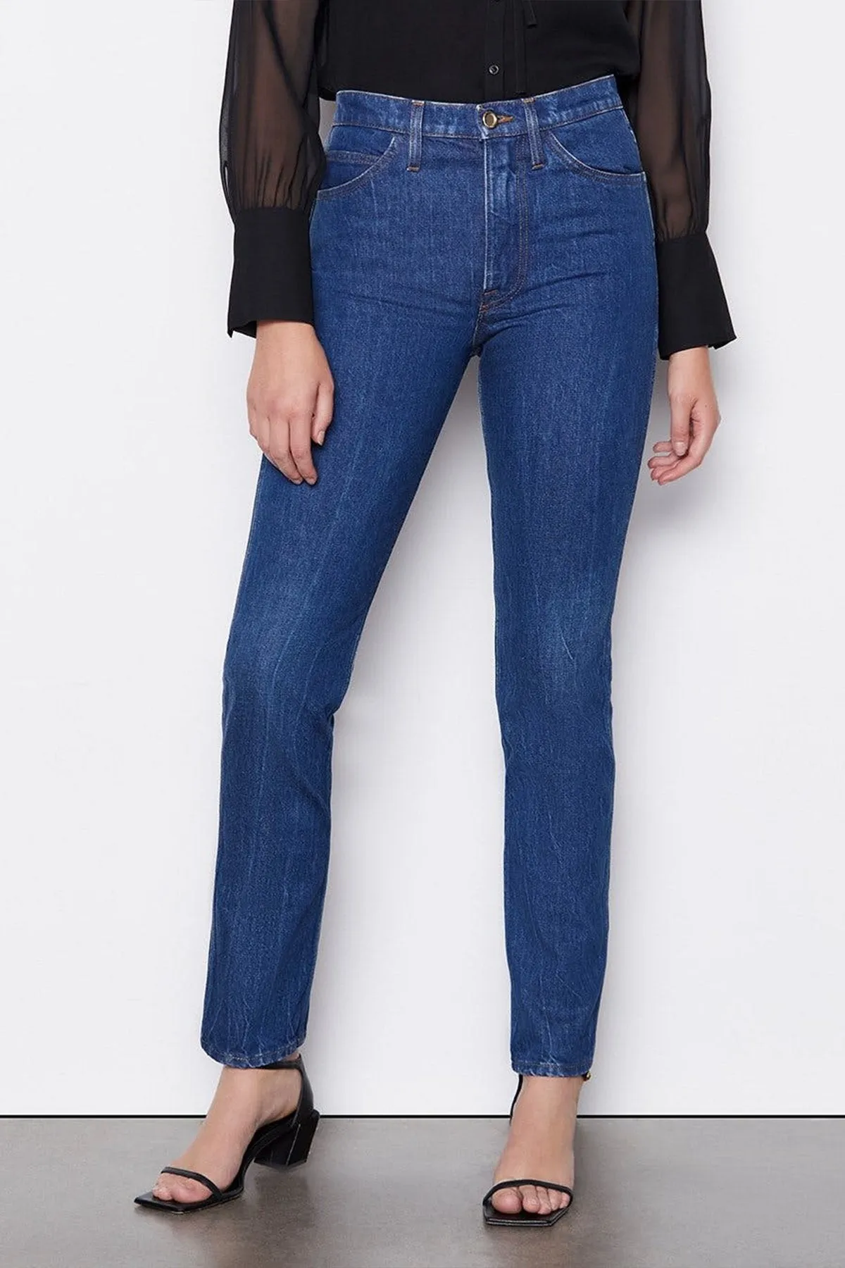 Le Italien True Straight Jean in Vintage Blue