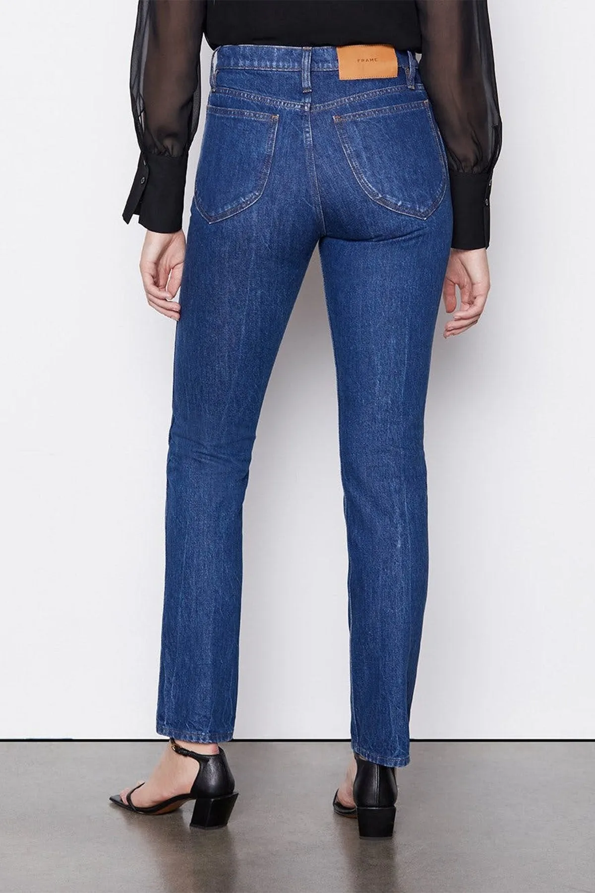 Le Italien True Straight Jean in Vintage Blue