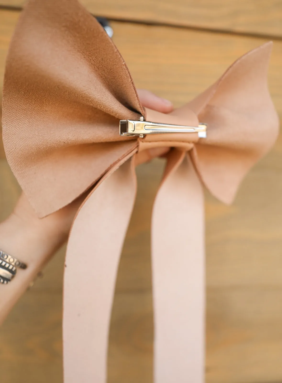 Leather Bow