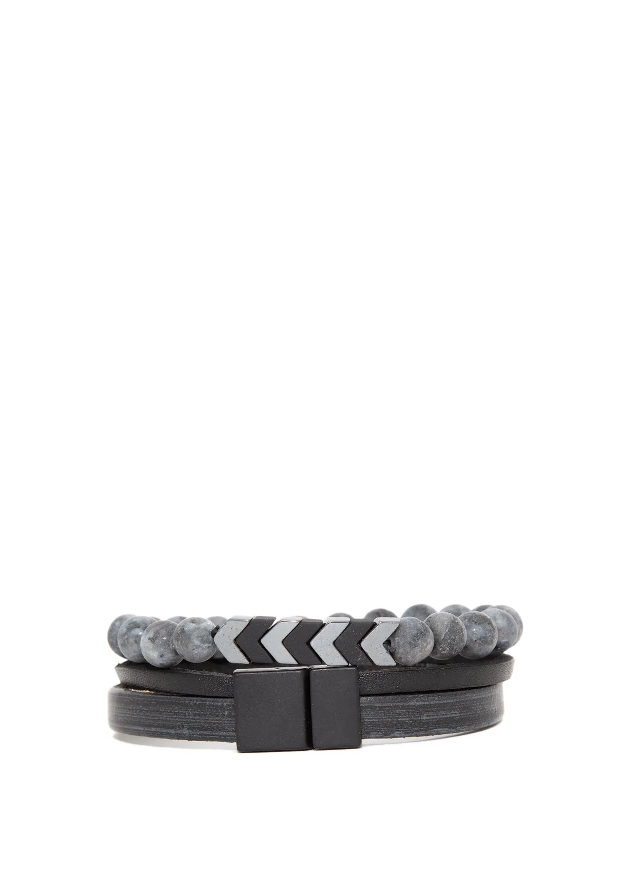 Leather Bracellet Set