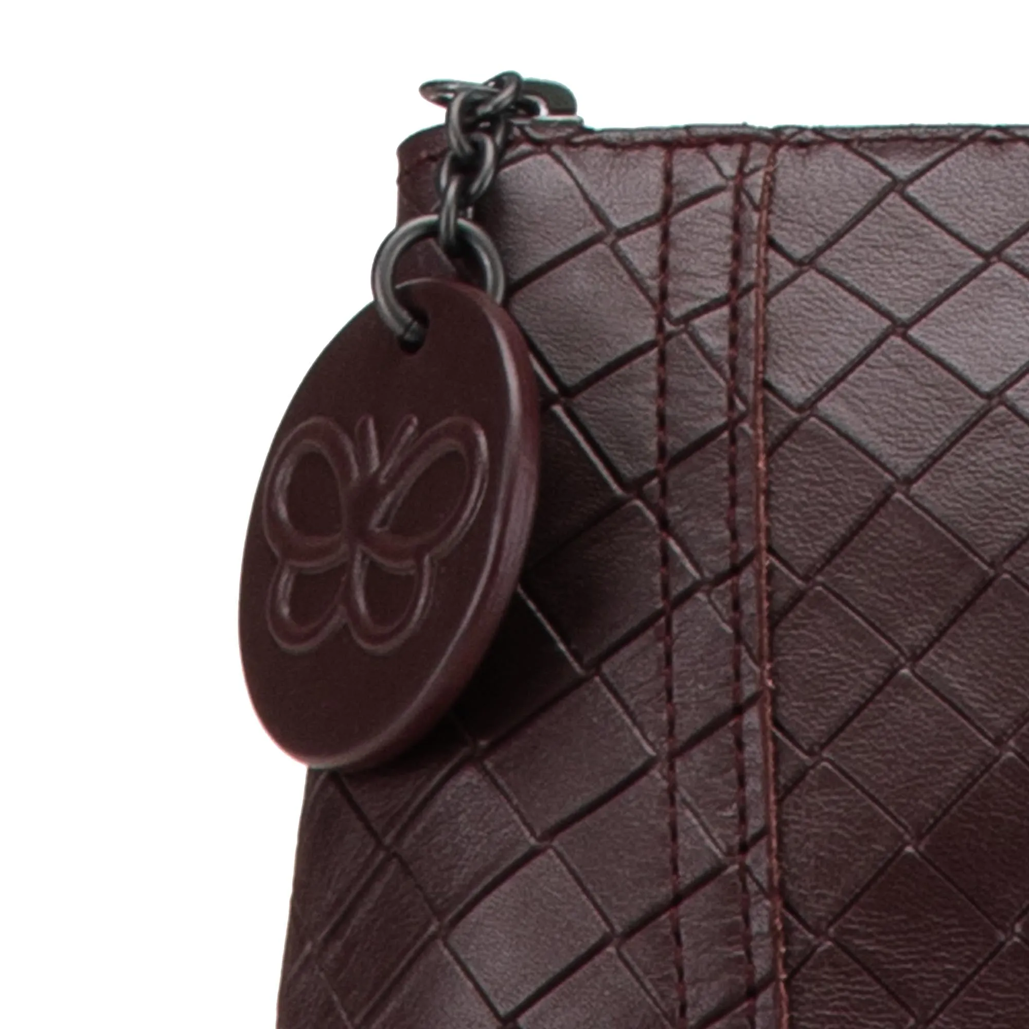 Leather Intrecciomirage Pouch