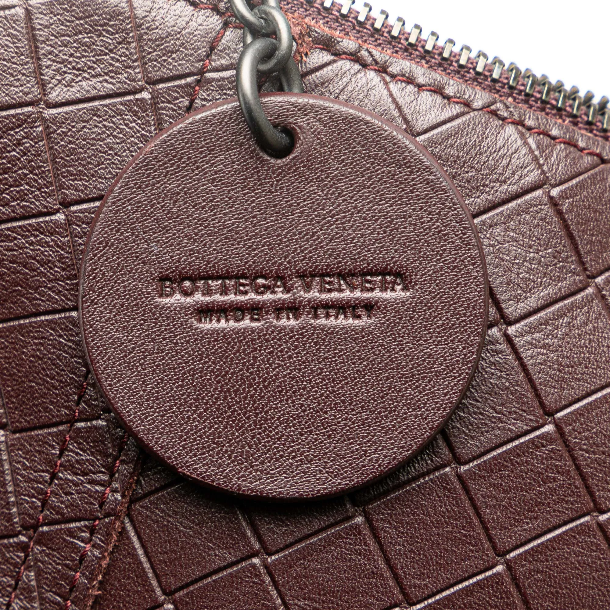 Leather Intrecciomirage Pouch