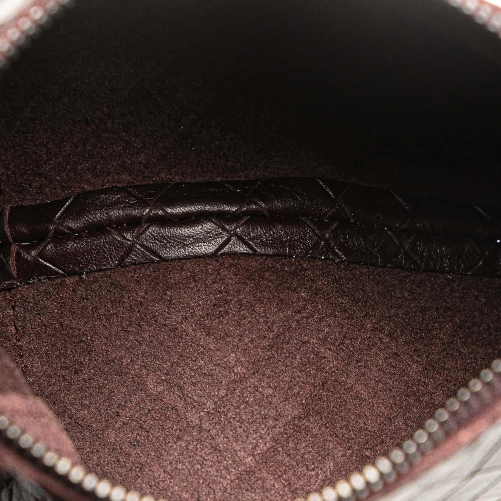 Leather Intrecciomirage Pouch