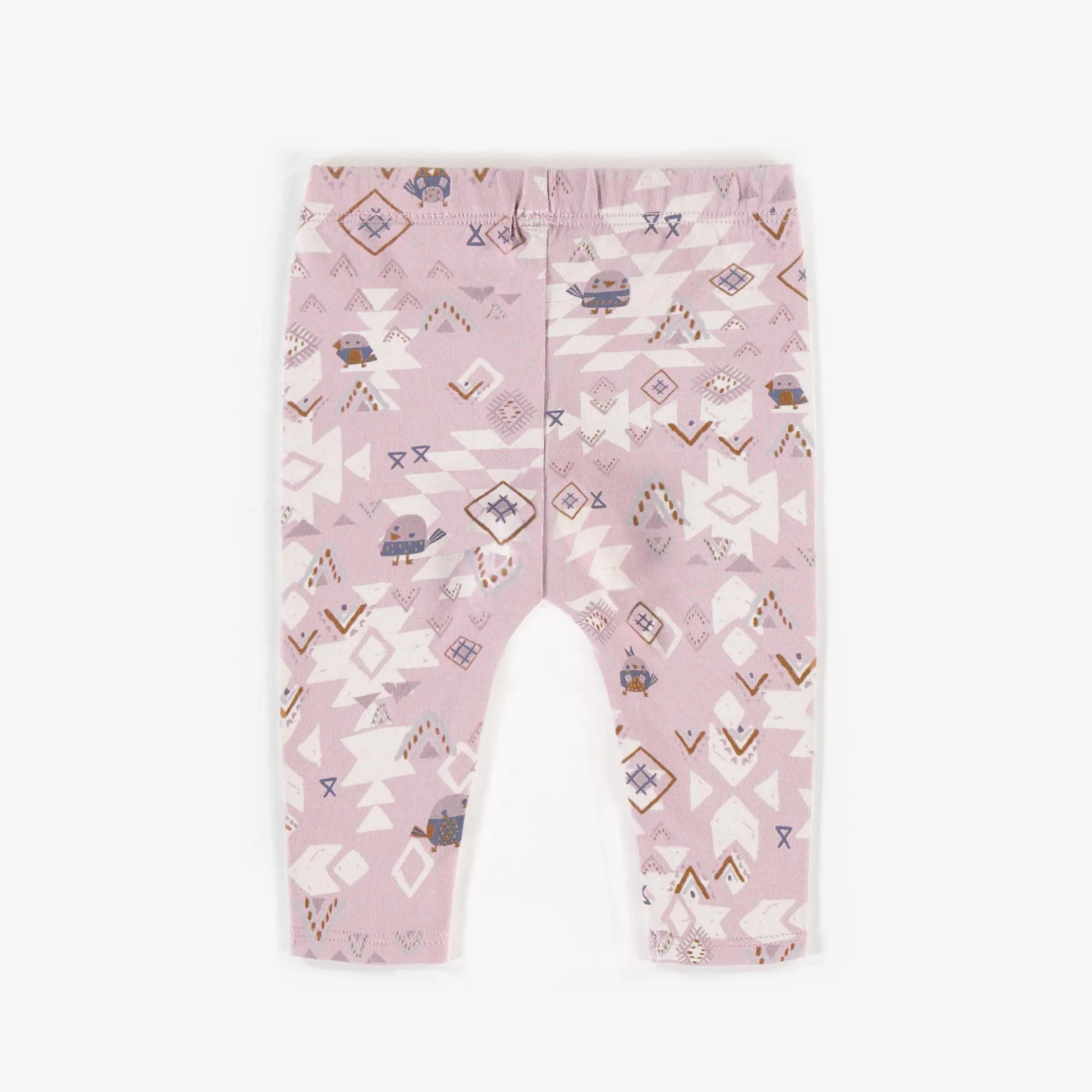 Legging à motifs en coton biologique, naissance || Patterned leggings in organic cotton, newborn