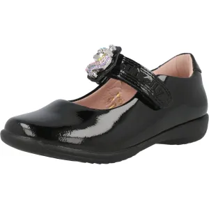Lelli Kelly Bianca Unicorn Black Patent School Shoes
