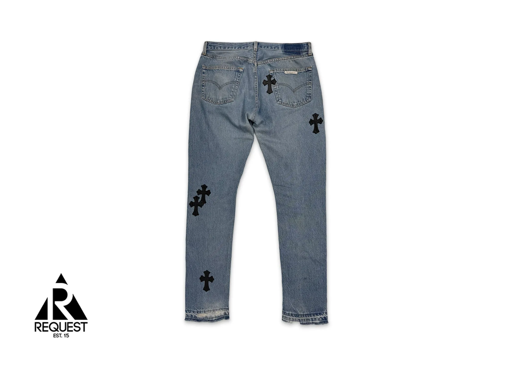 Light Wash Levi's Denim "Black Crosses"