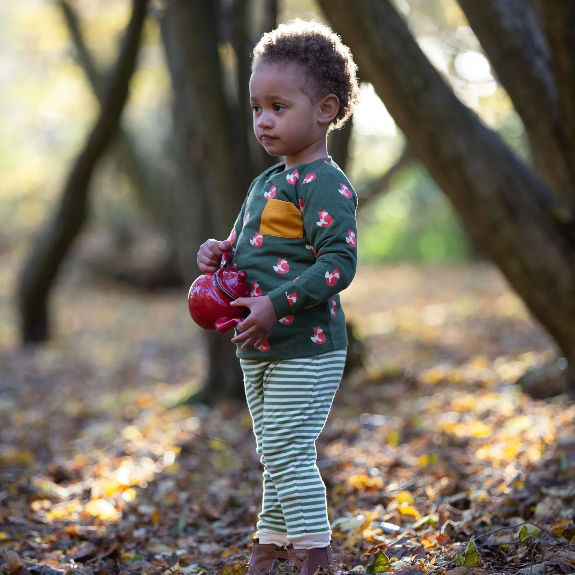 Little Fox Organic T-Shirt & Jogger Playset
