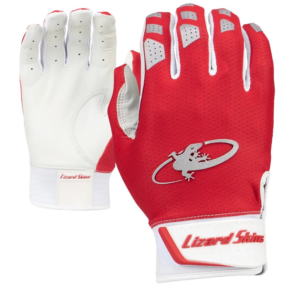 Lizard Skins Komodo V2 Batting Glove - Crimson Red