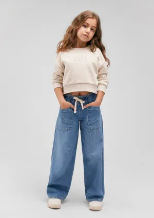 Loco Mid Brushed Denim  Jean Pants