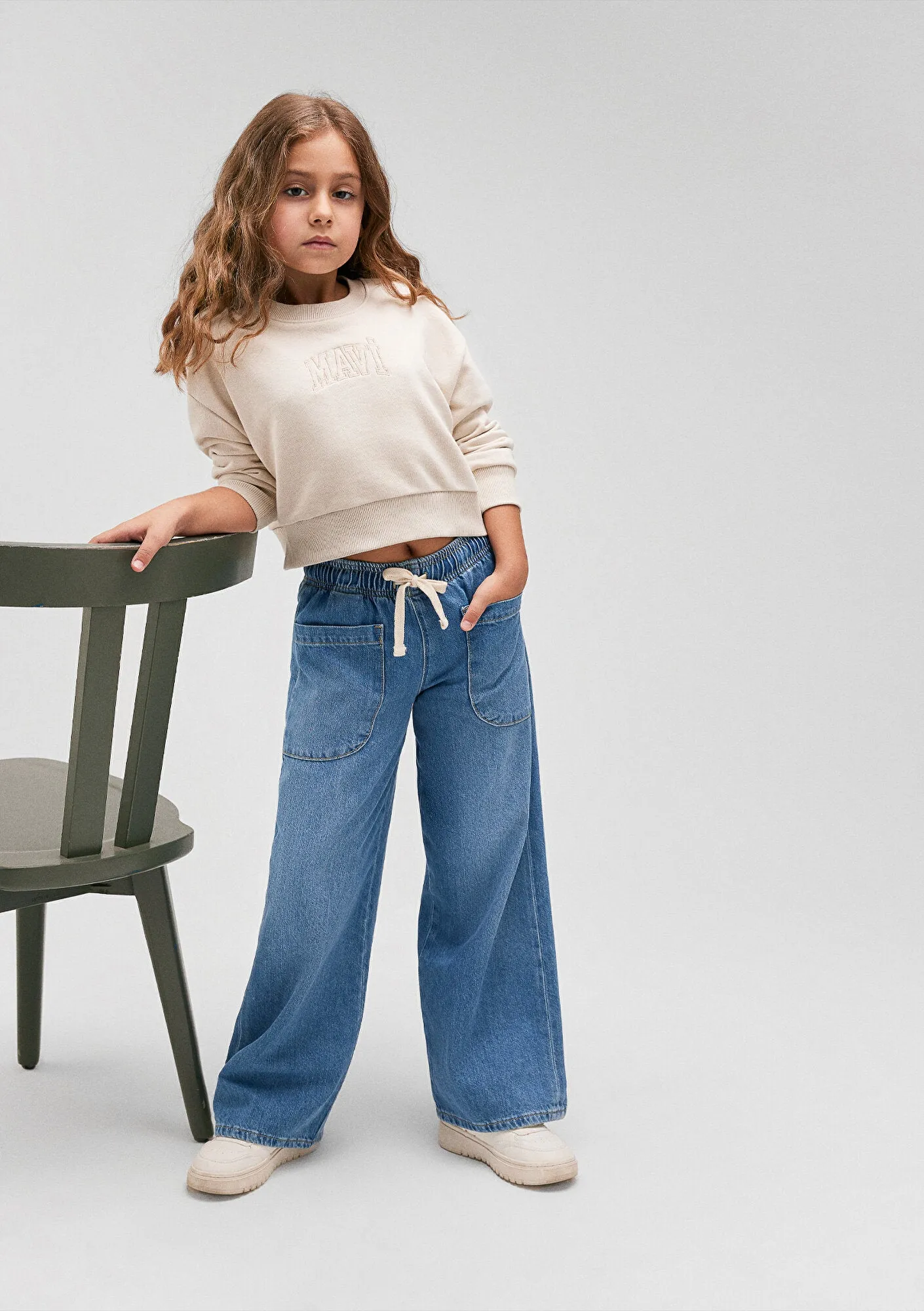 Loco Mid Brushed Denim  Jean Pants