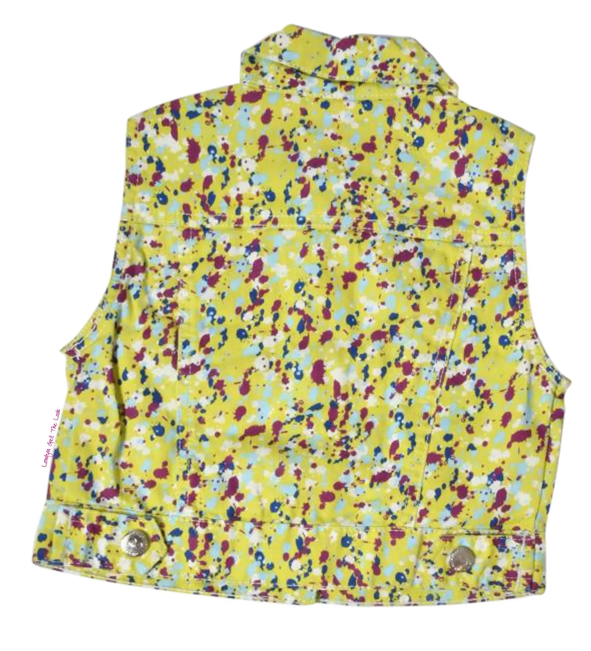 Londyn Splish Splash Girls Paint Splatter Two Piece Set