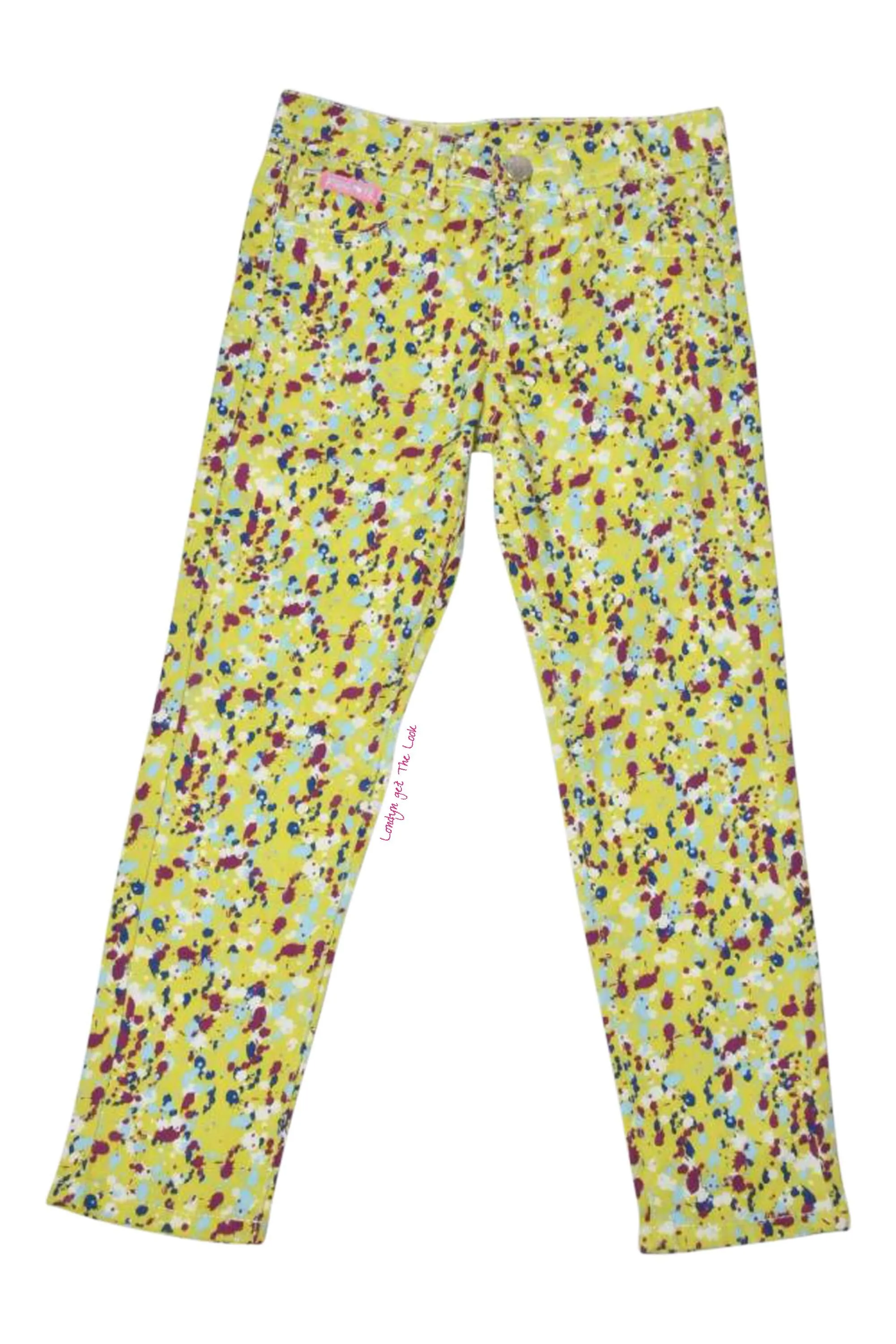 Londyn Splish Splash Girls Paint Splatter Two Piece Set