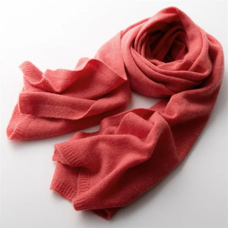 Long Cashmere Scarf Luxury Pure Cashmere Winter Scarves