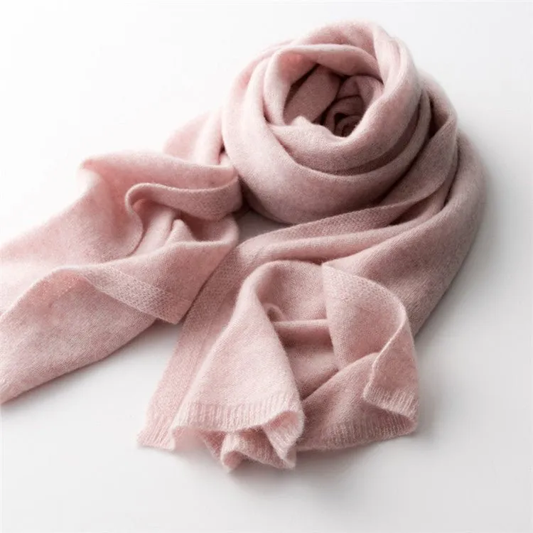Long Cashmere Scarf Luxury Pure Cashmere Winter Scarves
