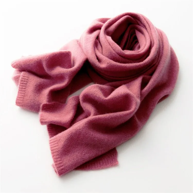 Long Cashmere Scarf Luxury Pure Cashmere Winter Scarves