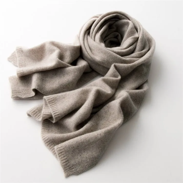 Long Cashmere Scarf Luxury Pure Cashmere Winter Scarves