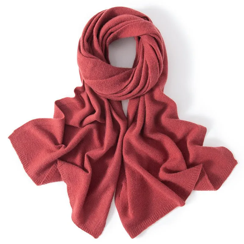 Long Cashmere Scarf Luxury Pure Cashmere Winter Scarves