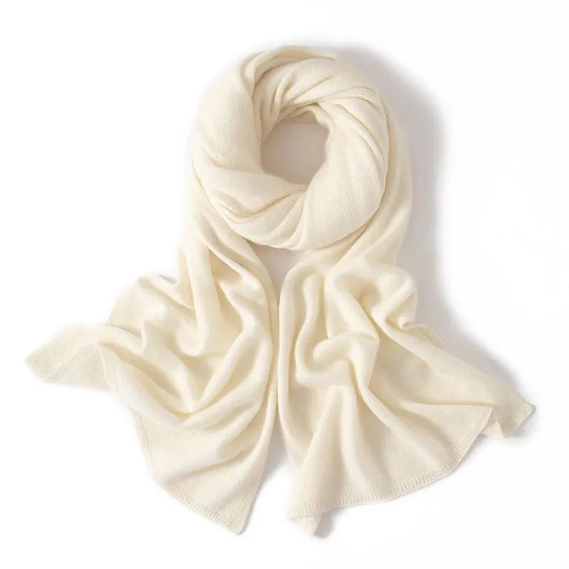 Long Cashmere Scarf Luxury Pure Cashmere Winter Scarves