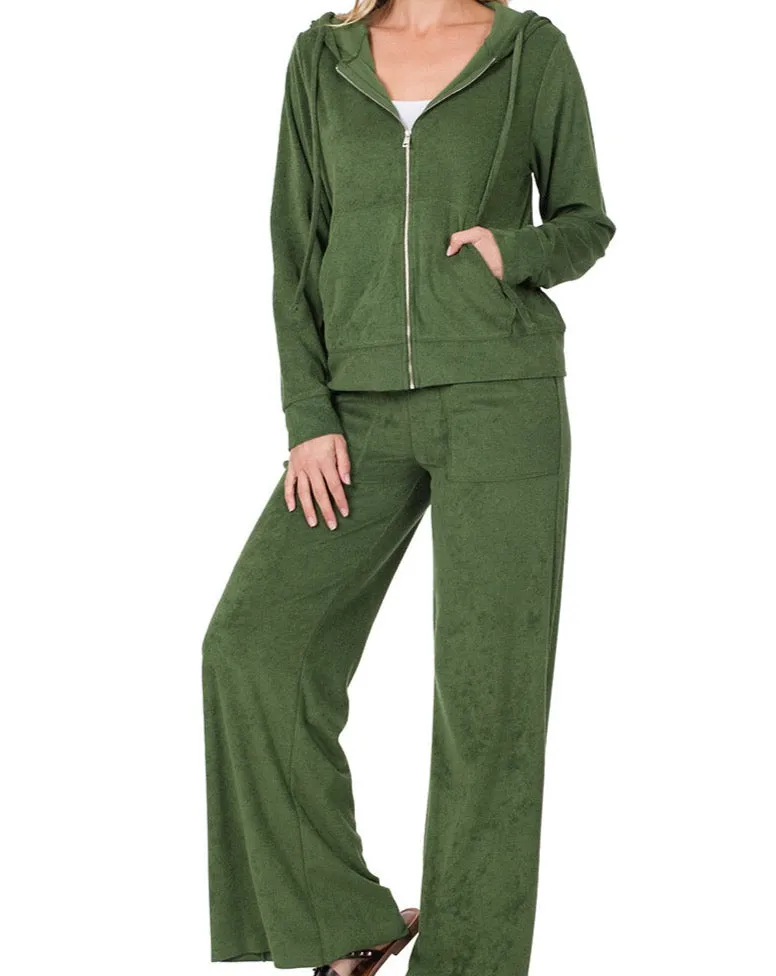 LOOP TERRY JACKET & PANTS SET