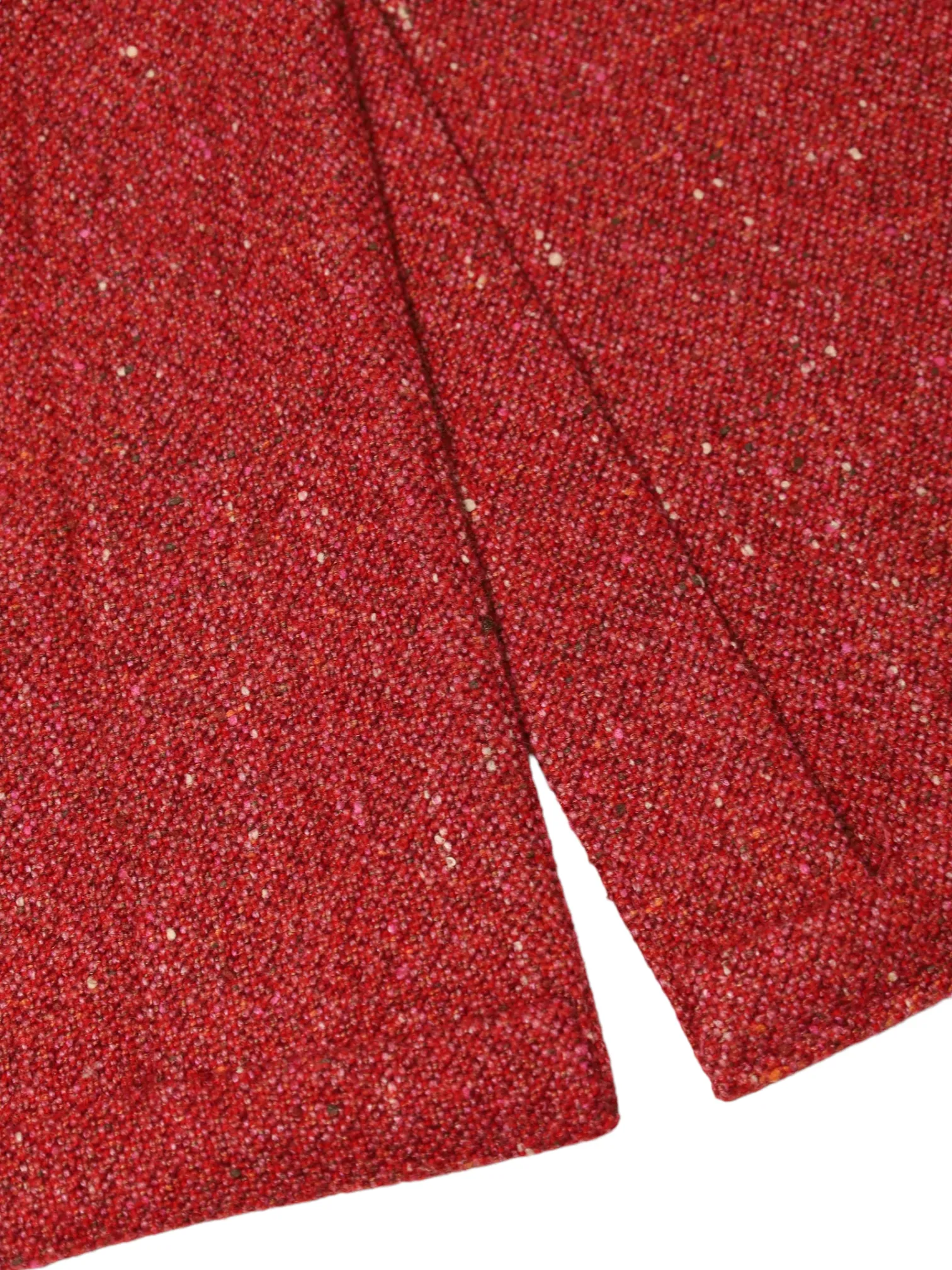 Loro Piana Coral Red Silk & Cashmere Donegal Sartorial Jacket